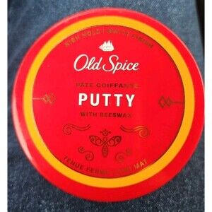 Old Spice Hair Styling Putty - High Hold Matte Finish With Beeswax - 2.22 oz.